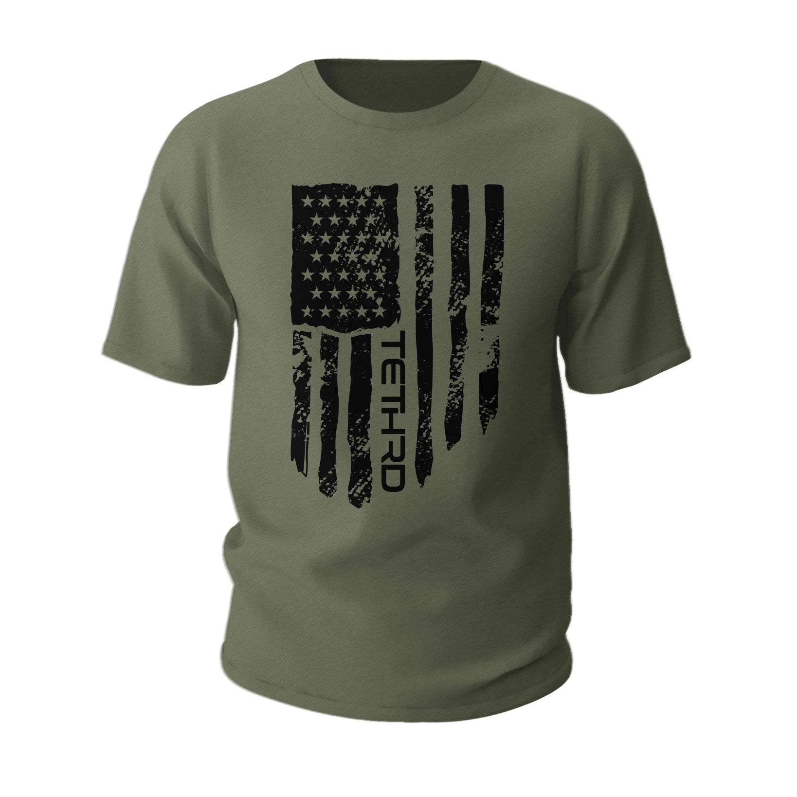 Distressed Flag Tee