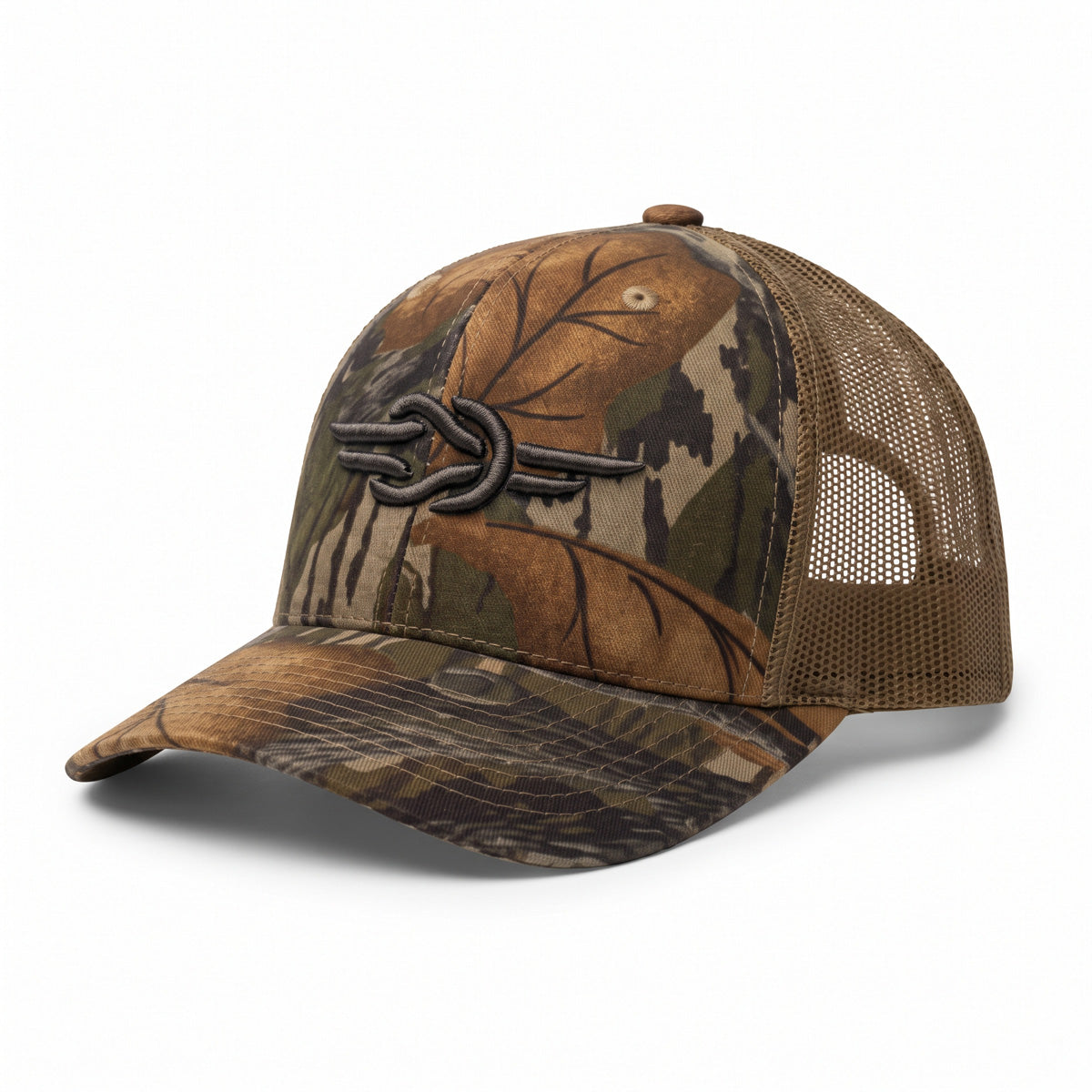 Tethrd x Mossy Oak Fall Foliage Trucker Hat